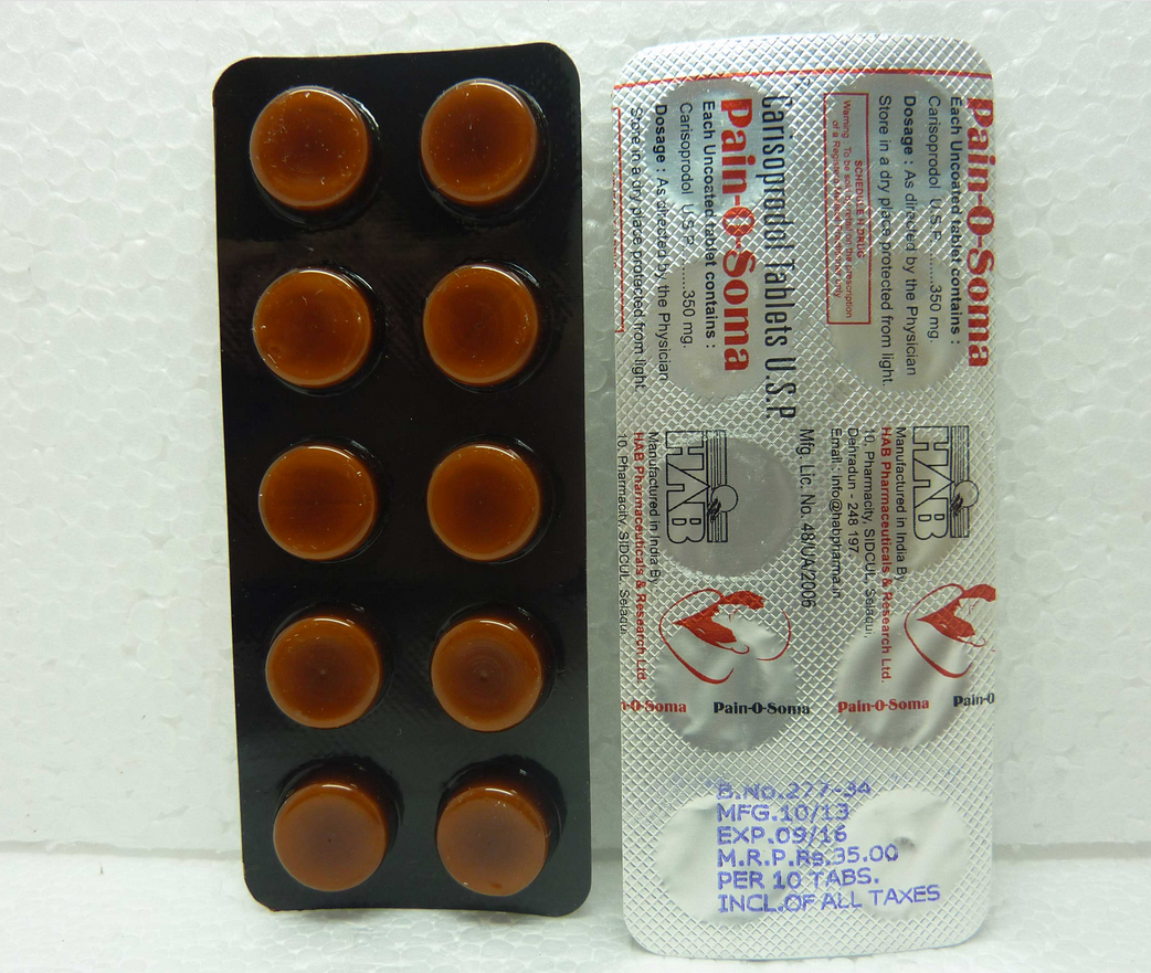 Pain-O-Soma 350mg (Overseas)